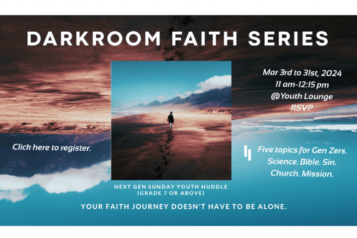 Darkroom Faith Series March 2024